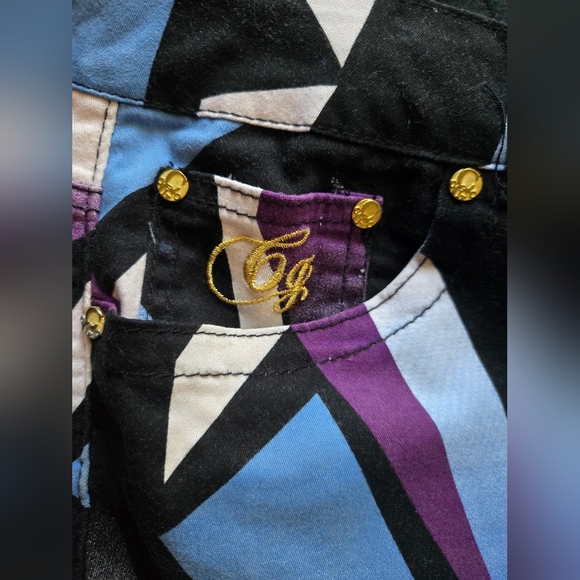 Coogi Y2K Geometric Print Pants Size 20W | Plus Size 2000s Streetwear - Picture 9 of 9